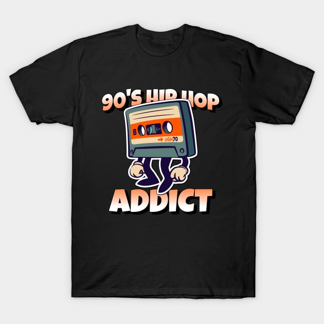 90's Hip Hop Addict T-Shirt by Para Eden